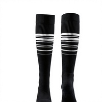Chaussettes de football antidérapantes personnalisées, respirantes et absorbant l'humidité, chaussettes de sport pour le football