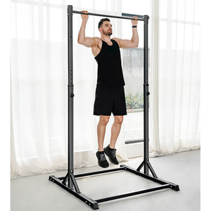 Barra per Trazioni Autoportante in Acciaio per Allenamento di Forza a <span class=keywords><strong>Casa</strong></span>, con Supporto per Dip e Chin-up, per Uso Domestico - Product Image 1