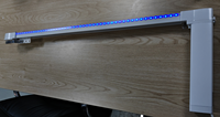 Kit Moteur de Rideau Intelligent Tuya avec Bande LED Intégrée, Contrôle via App et Vocale, Compatible Alexa et Google, Système Maison Intelligente