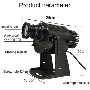 Tùy Chỉnh Gobo Logo Chiếu LED Dấu Hiệu Ngoài Trời Logo Đèn Cửa Ánh Sáng Laser Logo Chiếu Quảng Cáo Chiếu Đèn - Product Image 6