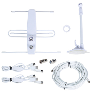 <span class=keywords><strong>Antenna</strong></span> HDTV Digitale 4K 1080P ad Alto Guadagno VHF174-230/UHF470-862 per Interni ed Esterni, <span class=keywords><strong>Antenna</strong></span> Yagi a <span class=keywords><strong>Tre</strong></span> Elementi - Product Image 2