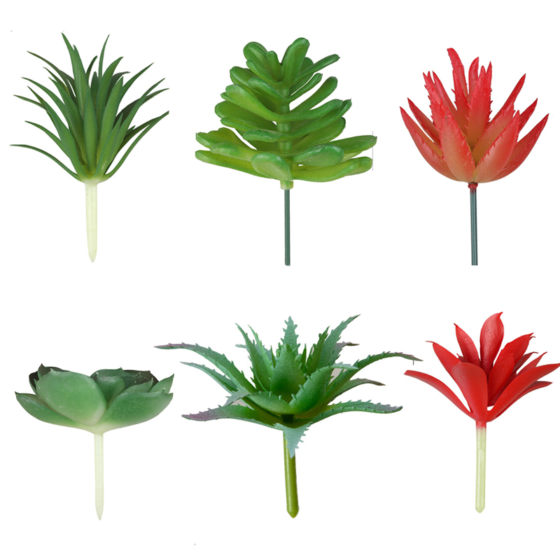 Mix di Colori (Solo Succulente Artificiali - 6 pezzi)