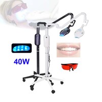 Lampe de blanchiment dentaire professionnelle 40w pour spa de beauté / machine de blanchiment dentaire LED / bleue 8 lumières blanchissantes pour les dents, lampe de blanchiment dentaire au laser