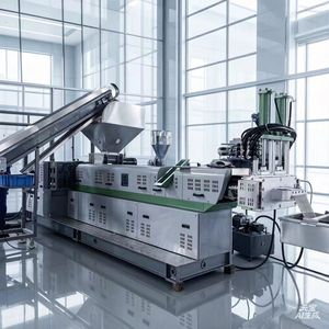 Machine de recyclage de films plastiques PP PE PA PS PET Lvdao 300-350kg/h à vis simple et <span class=keywords><strong>double</strong></span> étage pour la fabrication de granulés – Prix abordable - Product Image 1