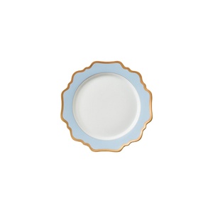 Juego de Vajilla de Cerámica Fina Grace al por Mayor, Plato de Presentación Dorado para Eventos y Ceremonias de Boda - Product Image 6