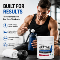 Pesanan Grosir Bubuk Creatine Monohydrate Mikronisasi Rasa Buah Fusion Meningkatkan Performa Olahraga Suplemen Kebugaran OEM