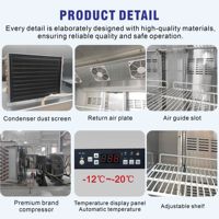 Congélateur vertical OEM ODM à refroidissement par air R290 en acier inoxydable épaissi, prix de gros direct usine Chine
