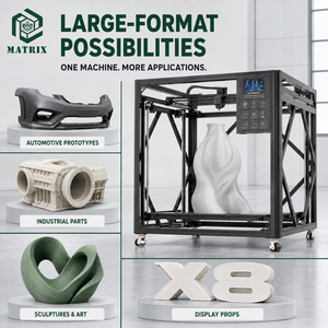 800*800*800mm Large Build Volume FDM 3D <b>Printer</b> with Automatic Bed Leveling for Engineering Prototypes - Product Image 5