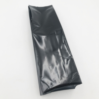 Sachet de café personnalisé en aluminium imprimé avec soufflet latéral et valve de dégazage, pochette d'emballage à fond plat