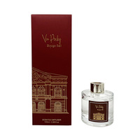 ZUOYE - Aromatizante para el Hogar de 100 ml con Aroma a Pera Inglesa y Ratán, en Envase de Vidrio y Madera, Ecológico, Libre de BPA y Alcohol, Aroma Duradero y Desodorizante