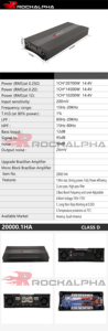 <span class=keywords><strong>Amplificador</strong></span> de Coche Monobloque Clase D de Gran Potencia y Rango Completo de 20000W 20KW, <span class=keywords><strong>Amplificador</strong></span> Brasileño de <span class=keywords><strong>20000</strong></span> Vatios - Product Image 4