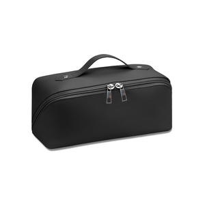 Organisateur de maquillage à deux couches-Couleur unie et spacieuse - Product Image 1