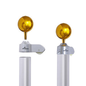 Zware Hoge Hardheid Aluminium Vlaggenmast Outdoor Vlag Paalkits Staan Voor Commerciële Huistuin - Product Image 3