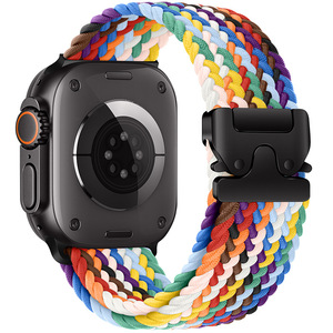 Braided Solo Loop Strap for Apple <strong>Watch</strong> <strong>Band</strong> 46mm 44mm 45mm 42mm 40mm 41mm Ultra 2 49mm Correa Iwatch Series 10 9 8 7 6 SE 5 4