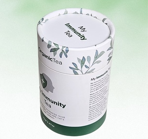 Custom Food Grade Paper Tube for Matcha Powder, Eco-Friendly Cardboard <b>Canister</b> for Green <b>Tea</b> Powder & Coffee Bean Packaging - Product Image 2