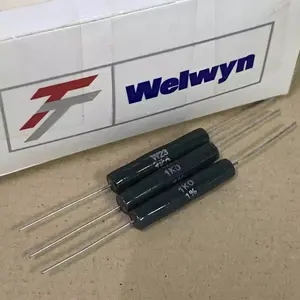 Welwyn W23 10W 1K 1k0 trục wirewound điện trở thông qua lỗ W23-1K0FI IRC / TT 1000R W20