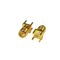 Conector Coaxial RF SMA-KE Hembra Universal, Recto, Vertical, para Montaje en PCB, Conector SMA para PCB