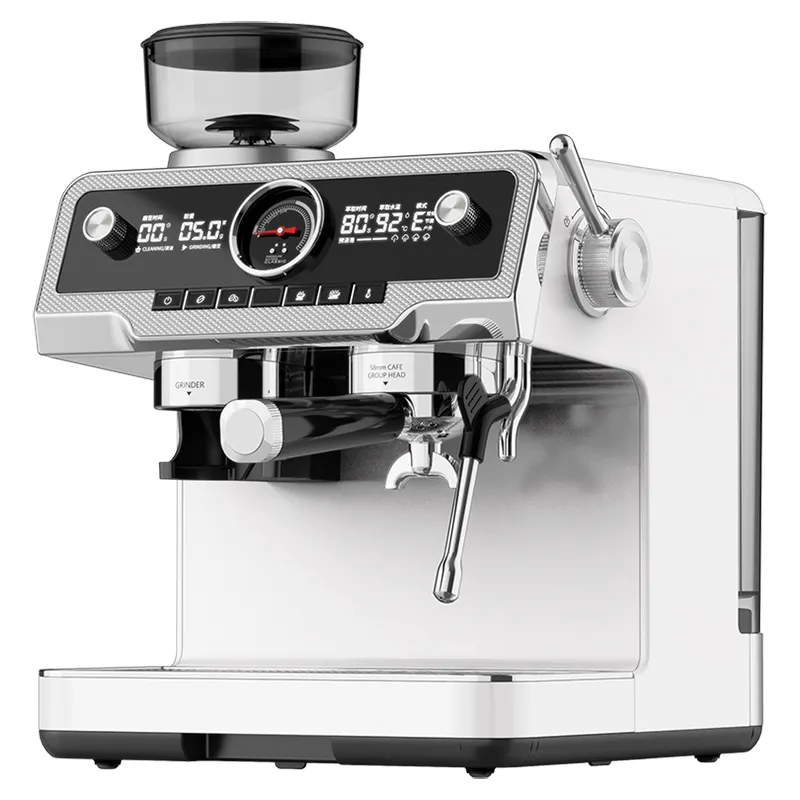 Aifa 2024 weight measuring scale function ULKA pump 15bar 20 bar large programmable coffee maker espresso machine with grinder