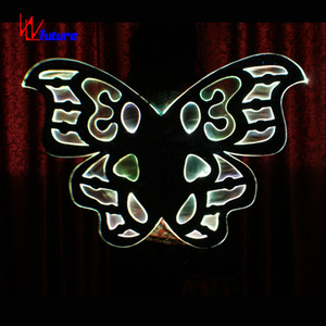 Ailes de papillon LED lumineuses pour femmes, <span class=keywords><strong>costume</strong></span> de fée, spectacle de danse sur scène, festival, rave party, cosplay, carnaval - Product Image 5