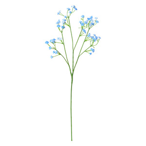 Fleur artificielle Gypsophile 42cm en caoutchouc souple réaliste pour décorations de mariage et bouquets - Product Image 5