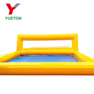 Piscine <span class=keywords><strong>de</strong></span> volley-ball gonflable portable, terrain <span class=keywords><strong>de</strong></span> volley-ball gonflable <span class=keywords><strong>de</strong></span> plage, terrain <span class=keywords><strong>de</strong></span> volley-ball aquatique pour les sports d'équipe - Product Image 1