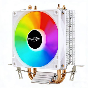 Disipador de Calor de Aluminio de Alto Rendimiento OEM RGB con 2 Tubos de Calor, Enfriador de CPU AIO de 4 Pines PWM para LGA 2011/1366/1200/1700/AM4, Iluminación RGB Completa - Product Image 3