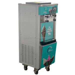 ミルトリッチ業務用フロアスタンド型3種フレーバー エアポンプ付きステンレス製ソフトクリームマシン 販売/製造 - Product Image 6