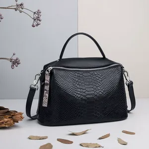 Nuevo Bolso de Mano de Diseño de Lujo, Bandolera de Cuero Genuino, Bolso de Cuero Vacuno para Mujer, Bolsos para Chicas - Product Image 1