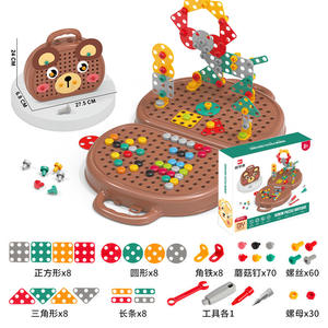 Jouets de valise à outils pour enfants, autres jeux d'imitation, pour garçons d'âge préscolaire, en plastique, pour jeunes ingénieurs, ensemble de boîte à outils de jeu réaliste pour enfants - Product Image 3