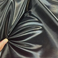 Tissu en similicuir brillant élastique PU extensible dans les quatre sens, sans PFAS