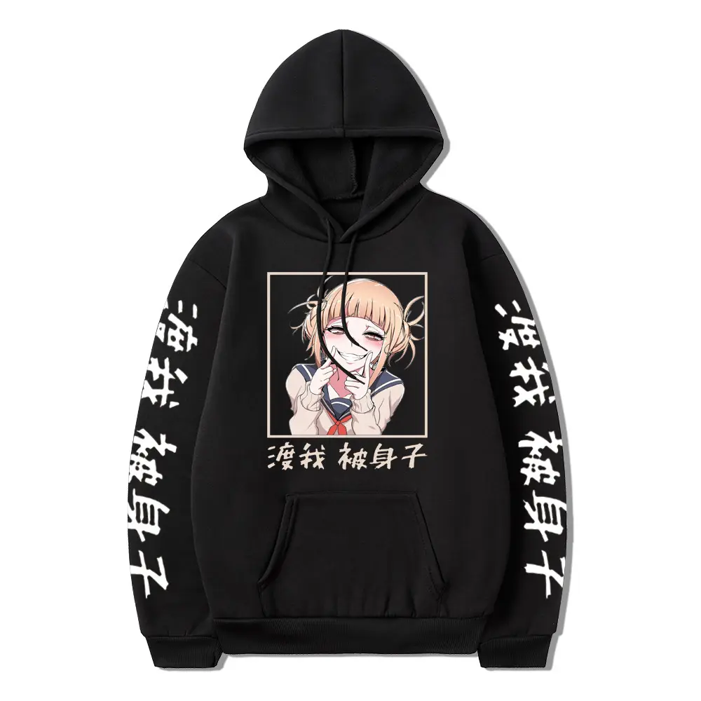 Kaus Kustom Anime Hoodie Pria Wanita My Hero Academia Unisex Kustom My Hero Academia Hoodie