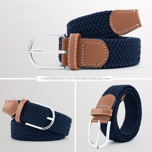 Genuine Cow Leather <b>Belt</b> for Men Alloy Pin Buckle Formal Business Waist Strap <b>Elastic</b> Women <b>Belt</b> Wholesale Accessory - Product Image 4