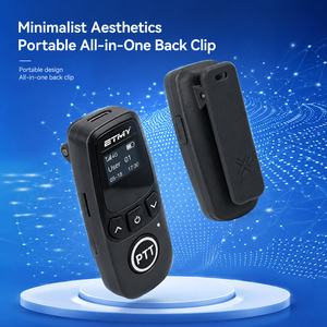 Mini Walkie Talkie 4G LTE con Auricular, 500KM de Alcance Global, Tarjeta SIM PTT, Auricular POC de Largo Alcance para Restaurante - Product Image 4