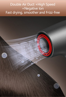 Sèche-cheveux professionnel à prix d'usine, 1600W, écran LED, haute vitesse 110000 tr/min, ionique intelligent