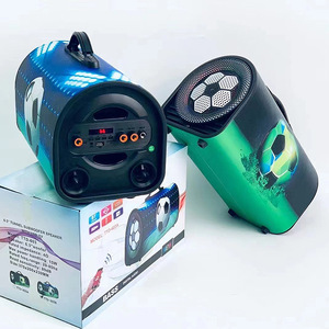 Haut-parleurs étanches pour l'extérieur, 6,5 pouces, lumière clignotante colorée, haut-parleur portable sans fil Bluetooth avec caisson de basses - Product Image 5