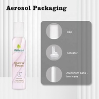 150ml Hydrater la mousse de douche Fournir des marques personnalisées Nettoyage du corps Formule aromatique Crème fouettée Mousse de douche