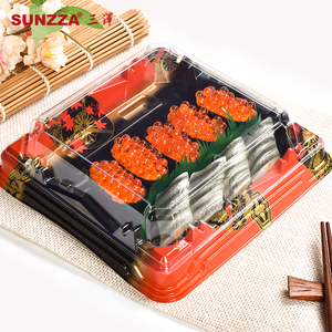 Sunzza sang trọng bingchuangtong Nhật Bản dùng một lần nhựa Sushi hộp takeout thực phẩm đóng gói container cho sashimi - Product Image 3