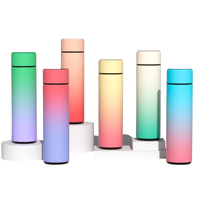 Bouteille d'eau intelligente isotherme en acier inoxydable personnalisable avec couvercle et affichage LED pour l'entraînement – Offre Spéciale