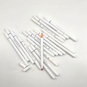 Ensemble de marqueurs à double pointe à séchage rapide, pointe ronde en fibre, pointe biseautée, encre à l'alcool, avec logo personnalisé - Product Image 2