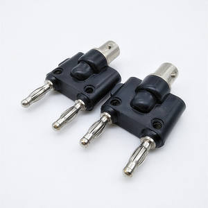 อะแดปเตอร์ BNC ตัวเมียเป็นปลั๊กกล้วย  ซ็อกเก็ต BNC เป็นอะแดปเตอร์ปลั๊กกล้วย 2 ตัว  ขายส่งจากโรงงาน - Product Image 2