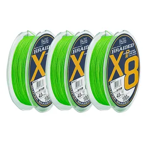 Blue Braid Fishing Line 100-150m 9-80lb Test Fishing Wire String Mainline For Outdoor