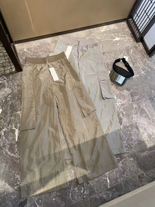 <span class=keywords><strong>Pantalones</strong></span> cargo de secado rápido para mujer AloStyle, <span class=keywords><strong>pantalones</strong></span> anchos y holgados - Product Image 4