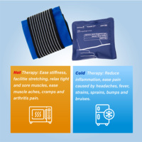 Compresse thermique en gel réutilisable personnalisée KB, pour soulager la douleur, enveloppement chauffant pour le ventre