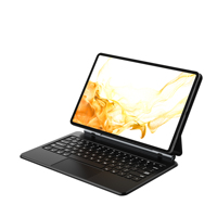 Papan ketik Folio nirkabel, papan ketik ajaib Backlit untuk Samsung Galaxy Tab S7 S8 S9 11 T870 T875 T876 X700 X710