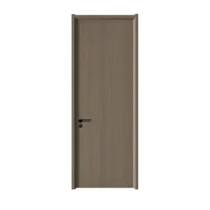 Puerta de Panel de madera moderna, puerta compuesta Interior para habitación de Hotel y casa, venta al por mayor