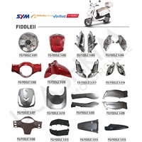 Pièces ABS pour moto Shineray XY JET50 CORVEN ENERGY110S XY200GY-6I pour SYM FIDDLEII ORBIT50 SR150, pièces en plastique de carénage