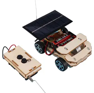 科技DIY太阳能无线遥控汽车科学实验小发明教育儿童玩具