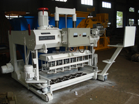 Machine de fabrication de blocs de briques manuelle mobile en mouvement à vendre