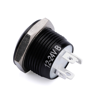 Hot thông minh chuyển đổi ánh sáng đẩy nút thiết lập lại nhôm Oxit vỏ phạm vi mui xe đẩy nút chuyển đổi với Vòng LED - Product Image 5