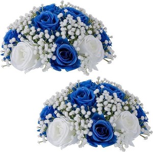Serie de bodas transfronteriza Flores artificiales Guía Decoración Mesa Plantas falsas para sala de estar Decoración de tocadiscos - Product Image 5